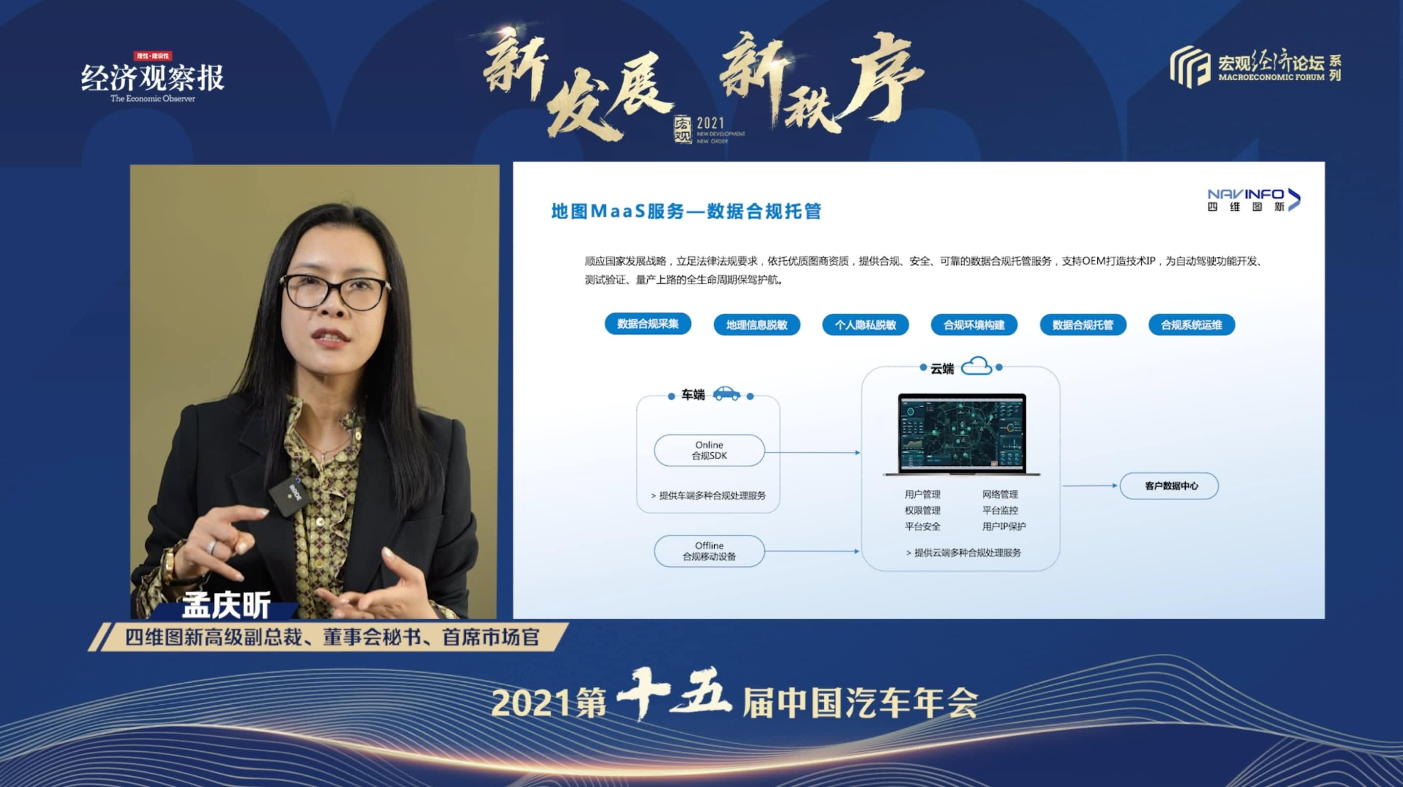 HJC黄金城集团孟庆昕：地图是未来保持智能汽车数据洪流运转的重要载体